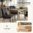 Julia 5-Piece Farmhouse Four Leg Dining Set-1238498050-1238498054