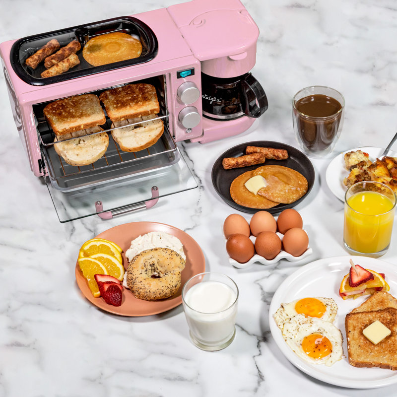 Retro 3-in-1 Breakfast Station, Pink