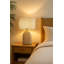 Lampe de chevet 20 po en rotin naturel avec table de chevet côtière avec abat-jour beige classique pour chambre à coucher, salon