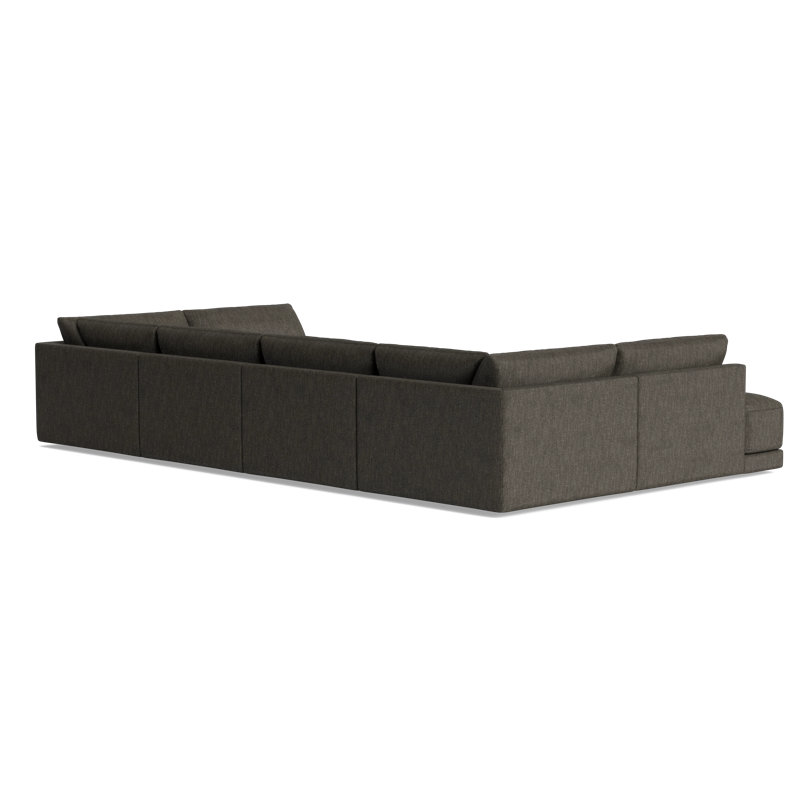 Eva Sectional, Performance Weave - Onyx