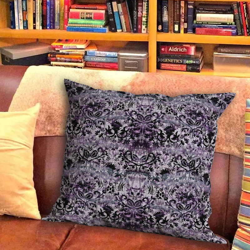 Abstract Outdoor Reversible Throw Pillow, 16" x 16"