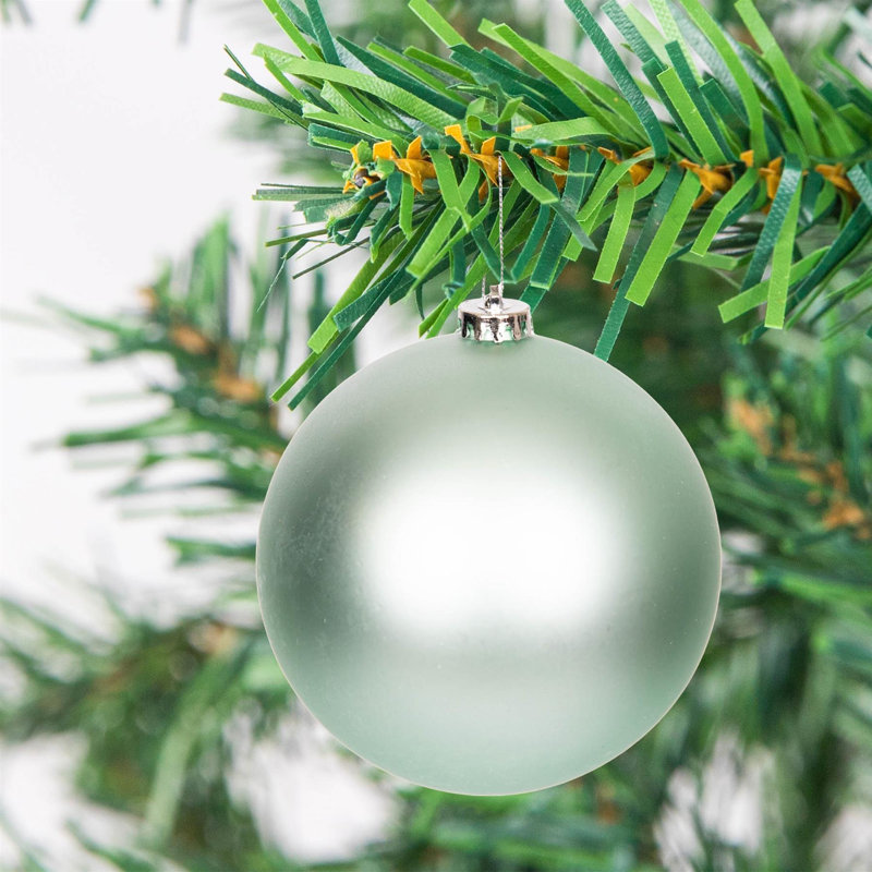 Polyvinyl Chloride (PVC) Bauble, 10cm H x 10cm W x 10cm D, Turquoise