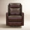 Ibis 30" Genuine Leather Swivel Power Recliner