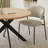 46.4" Round MDF Dining Table Set with Chairs-1402812778
