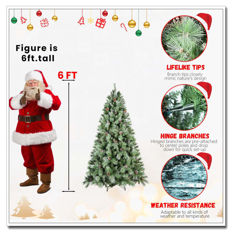 5FT Christmas Tree, 5' H