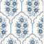 Double rouleau floral Peel & Stick-99469303