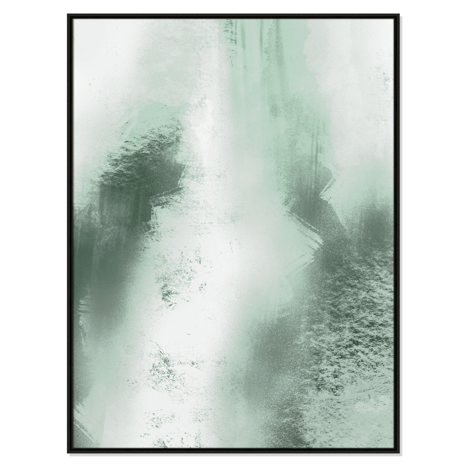 Quietude Smudges I Print by Marcus Prime, 37.5'' W x 49.5'' H, Espresso Floater