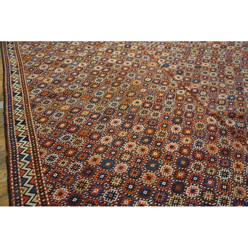 Antique Caucasian Tribal Verneh Flat Weave Kilim Rug