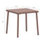 2 - Person Patio Dining Set with Square Table , Cushions Included-1845073292