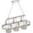 Williar 3-Light Indoor Brushed Nickel Kitchen Island Pot Rack Pendant-1416422873