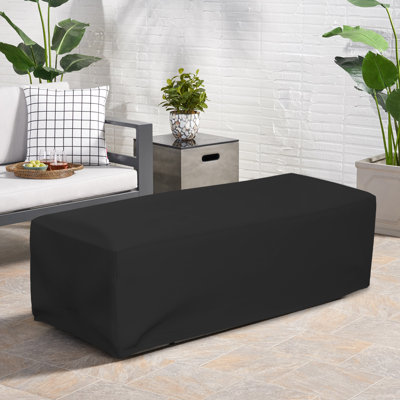 Heavy Duty Multipurpose Outdoor Rectangle FirePit Cover, Durable UV Resistant Patio Waterproof Cover