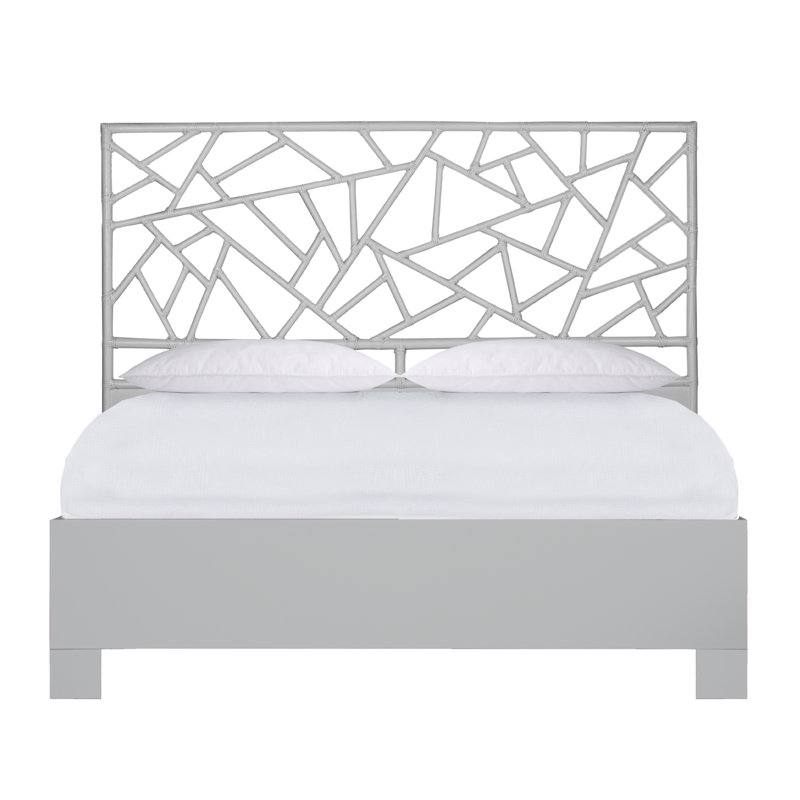 Tiffany Bed, King, Light Gray