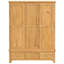 Dover 3 Door Solid Wood Wardrobe