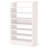 25.59" Width  White Shoe Rack