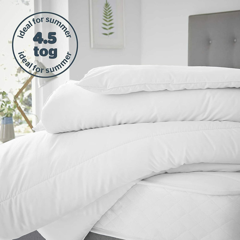 4.5 TOG Lightweight Duvet – Soft, Breathable Summer & Spring Quilt for Everyday Comfort, 200cm W x 135cm L