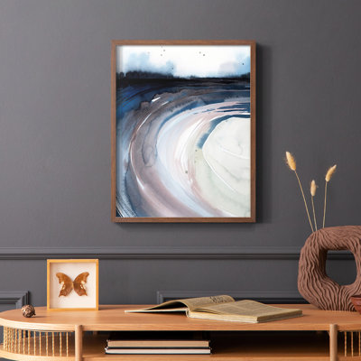 Geode Valley I, reproduction encadrée - bois massif