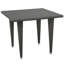 Table de salle à manger d'extérieur en osier pour une réception élégante et durable