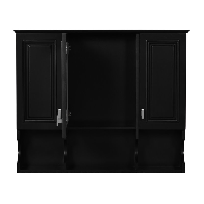 Armoire à pharmacie murale moderne, armoire murale, Noir