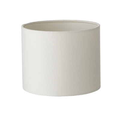 Theodosia 12cm H Fabric Drum Lamp Shade ( Screw On ) in Ivory