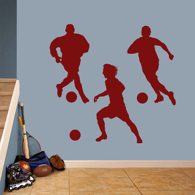 Adhésif décoratif footballeurs, Canneberge