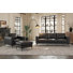 Cerellia Upholstered Leather Sofa Chair Ottoman Living Room Set