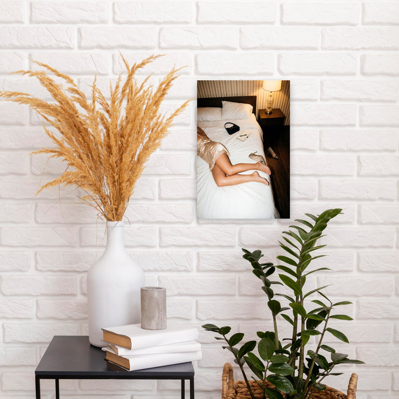 Art mural contemporain élégant, H 18 po x l 12 po