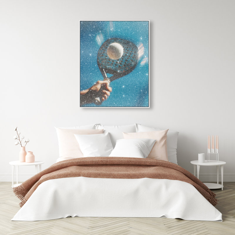 Instant Momentum Print by Oliver Gal, 21"H x 17"W, White Floater Frame