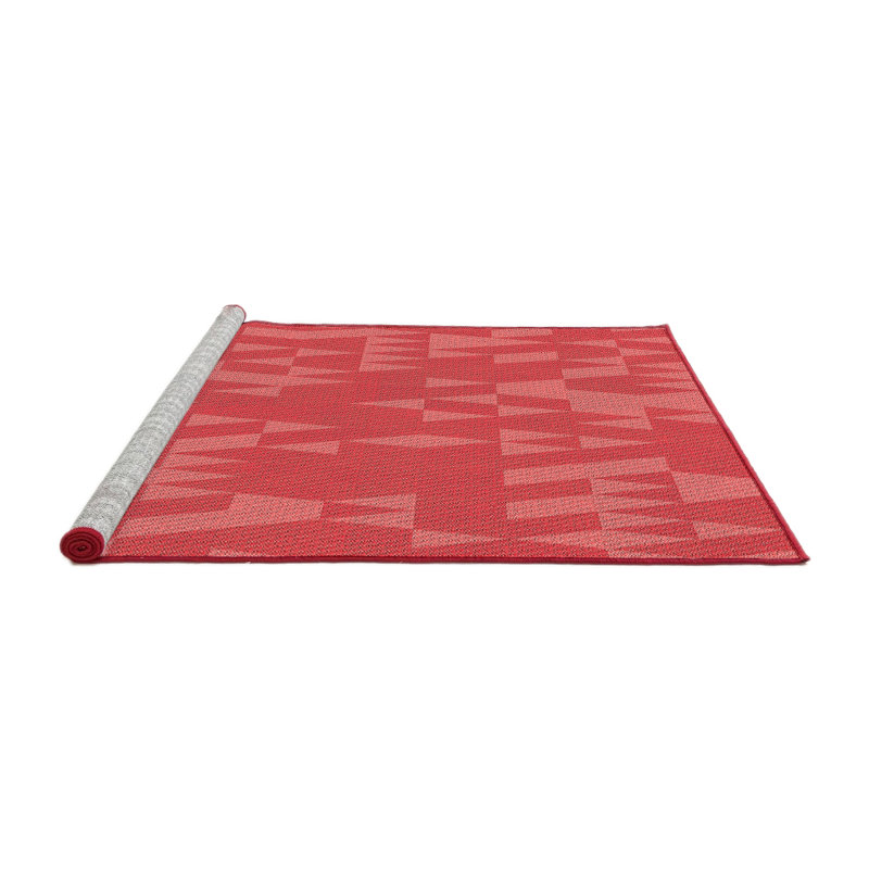 Tapis 100% à motifs lavables à la machine 2989 - Pat70-RD, Rond 4 pi