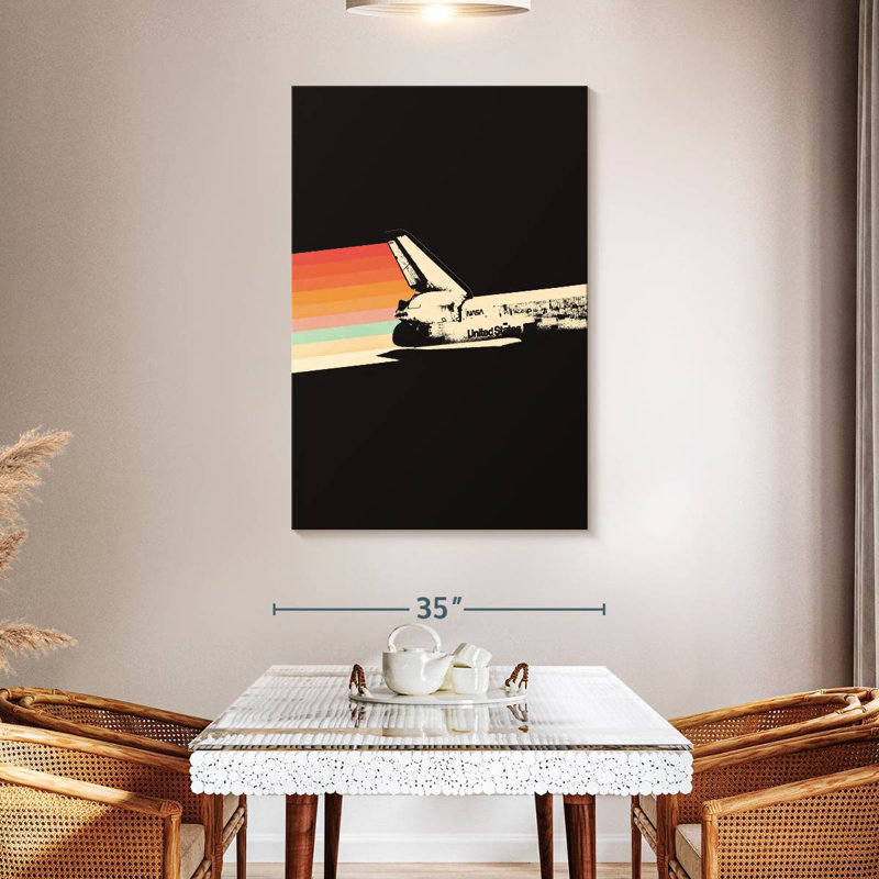 Oberle Spaceship Rainbow, 30" H x 20" W