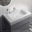 Meuble-lavabo autoportant avec grand lavabo et rangement