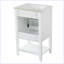 Meuble-lavabo moderne avec lavabo et porte à fermeture douce-102422846