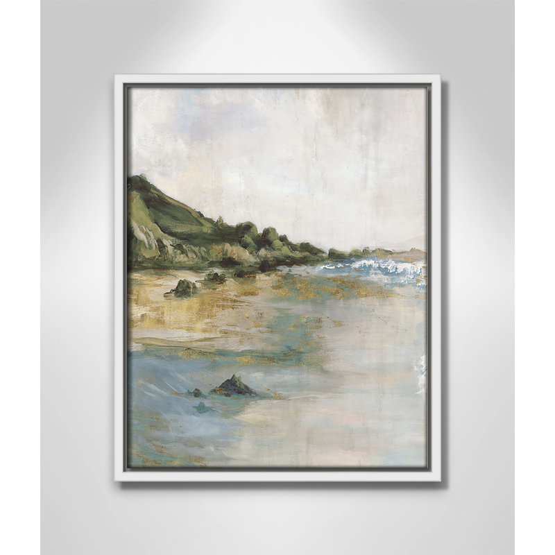 «Cordoba Tide’s Edge» par, H 15,5 po x l 12,5 po, Blanc
