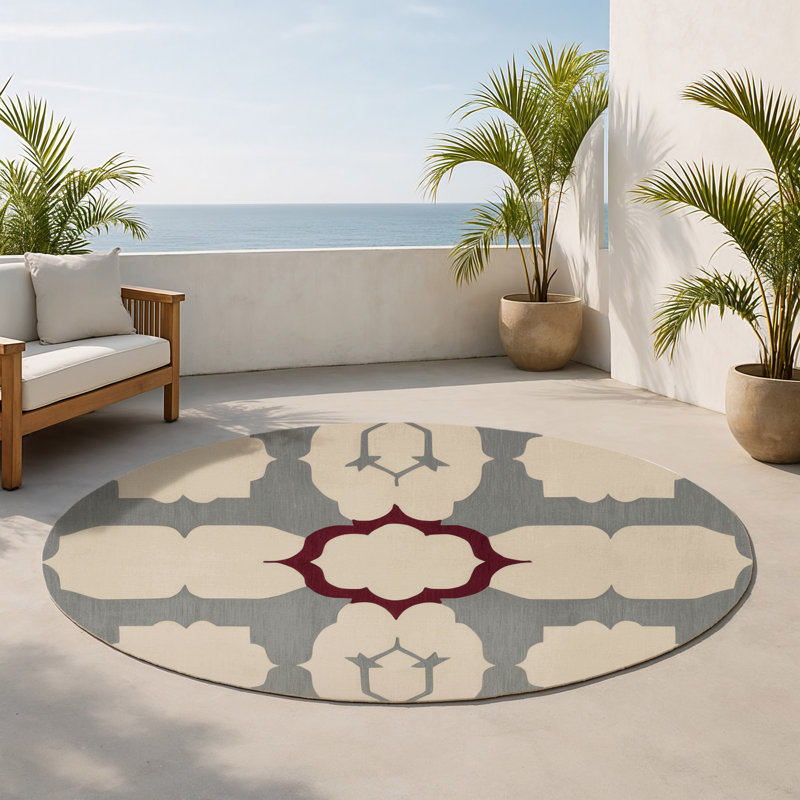 Tapis intérieur et extérieur Strata, Rond 5 pi