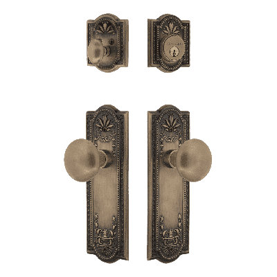 Nostalgic Warehouse Meadows Entry Set with New York Knob