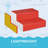 Qaba Toddler 59.1'' W Foam Climber,Climbing Blocks