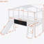 Lit mezzanine Antarious avec échelle, glissoire, planche et bande sur le toit, une solution de couchage multifonctionnelle et confortable pour les maisons modernes-39312288