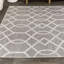Tapis gris foncé / crème Wincott Ogee-820805676