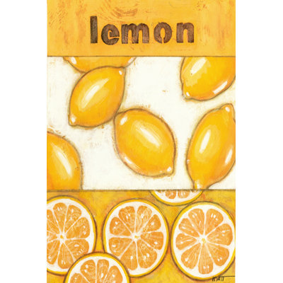 Lemon by Norman Wyatt Jr. - Wrapped Canvas Painting