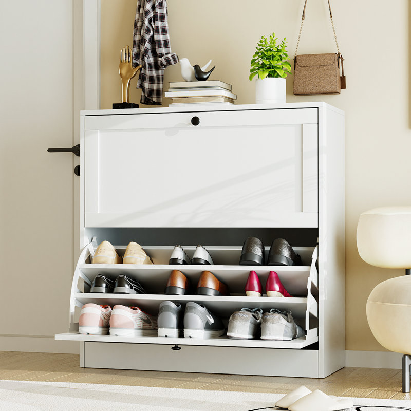 Armoire à chaussures rabattable avec 3 couches Marcell