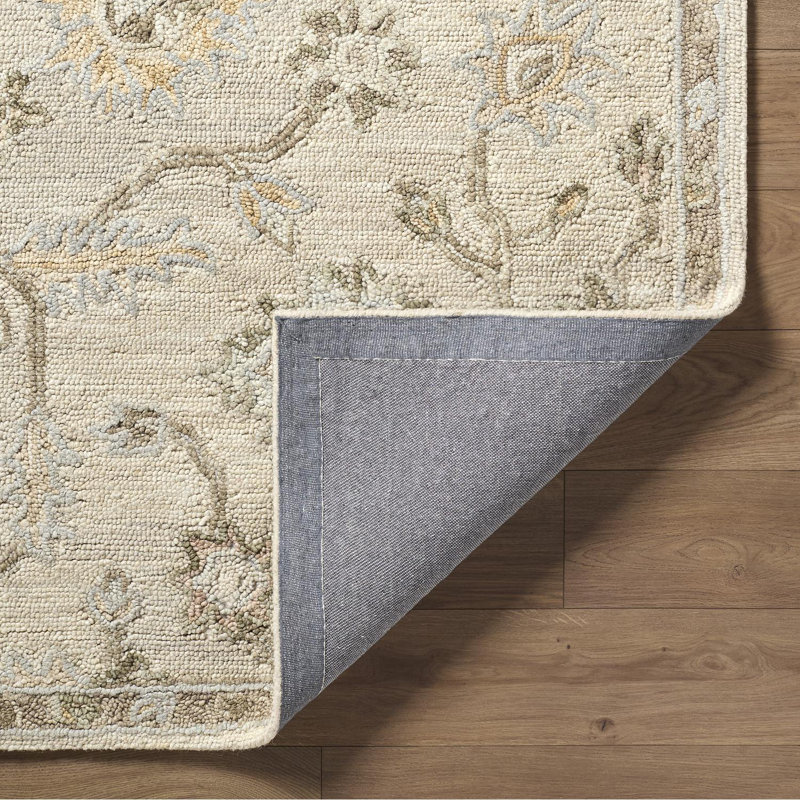 Jadalys Hand Tufted Wool Oriental Indoor Rug, Rectangle 2' x 3'