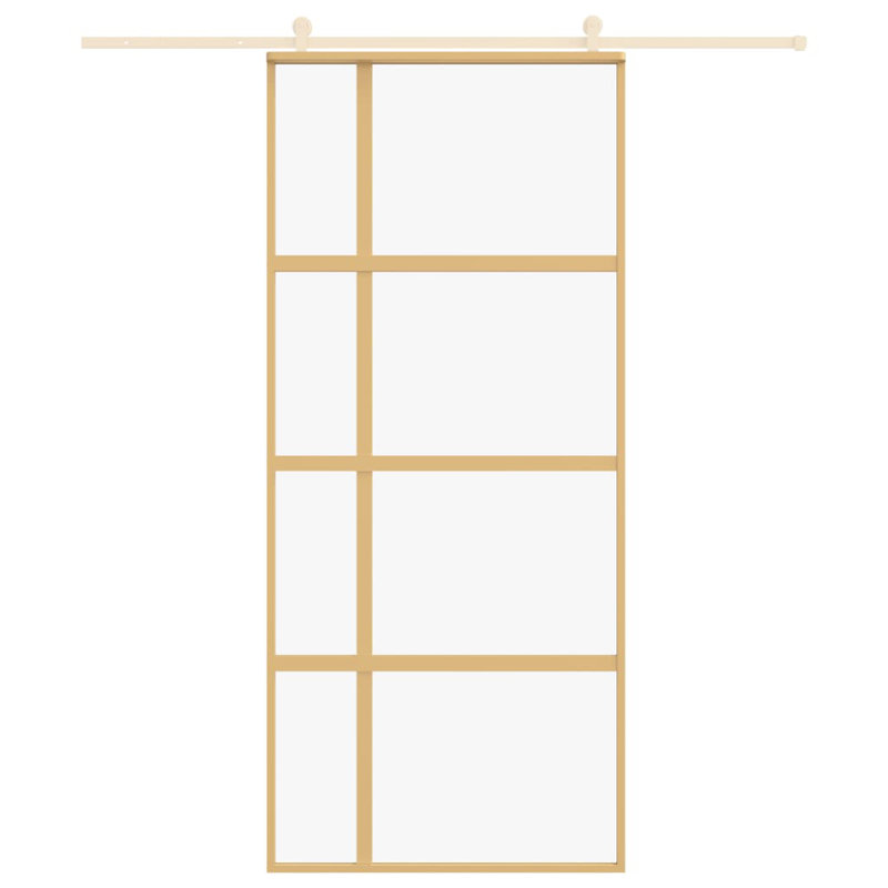 Huftalen Sliding Door, 90cm W x 205cm H, Gold