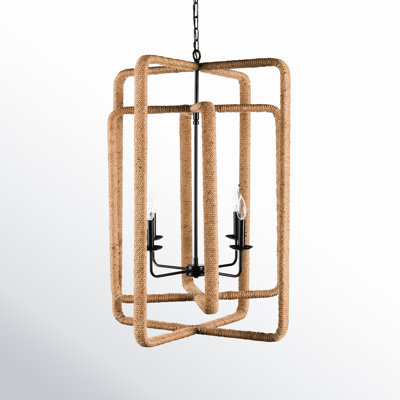 Cale Iron 4-Light Chandelier