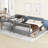 Full Bunk Bed In Gray, Meets Requirements Bed, Gray Color, Construction-2065795767-2065795760