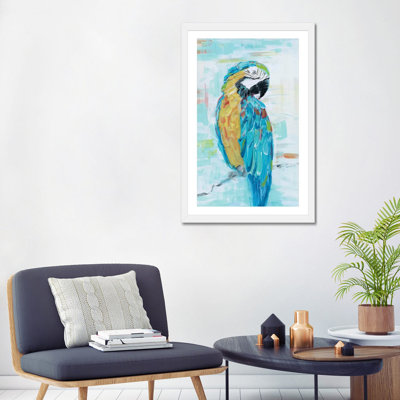 «Island Parrot I» par Sally Swatland - reproduction d'art