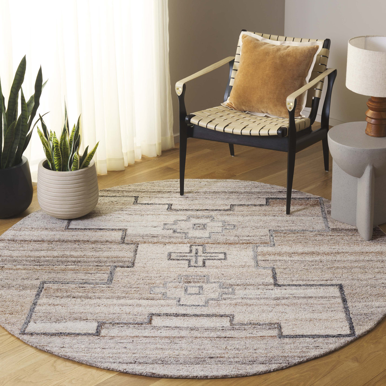 Jax Hand-Tufted Rug, Round 6'