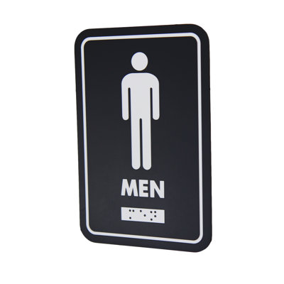 Panneau de signalisation pour hommes