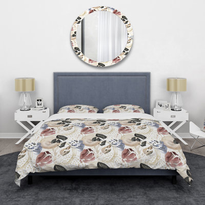 Ensemble de housse de couette en microfibre Raileen