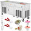 Machine à crème glacée roulée à la machine 17,7 x 17,7 po 2 casseroles VEVOR