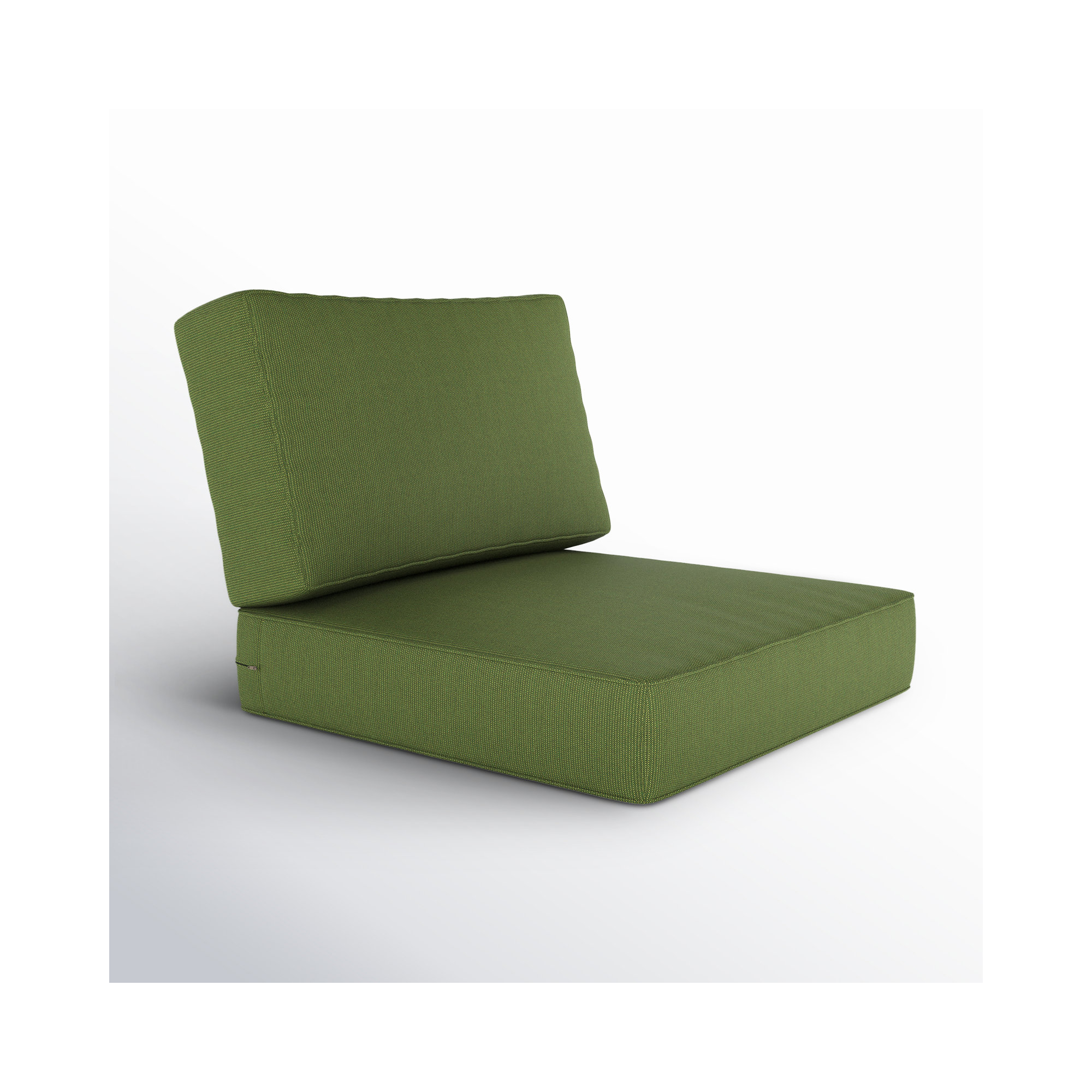 Outdoor Sunbrella Seat/Back Cushion, Spectrum Cilantro Sunbrella® Plainweave