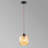 1 - Light Balck/Red Single Pendant